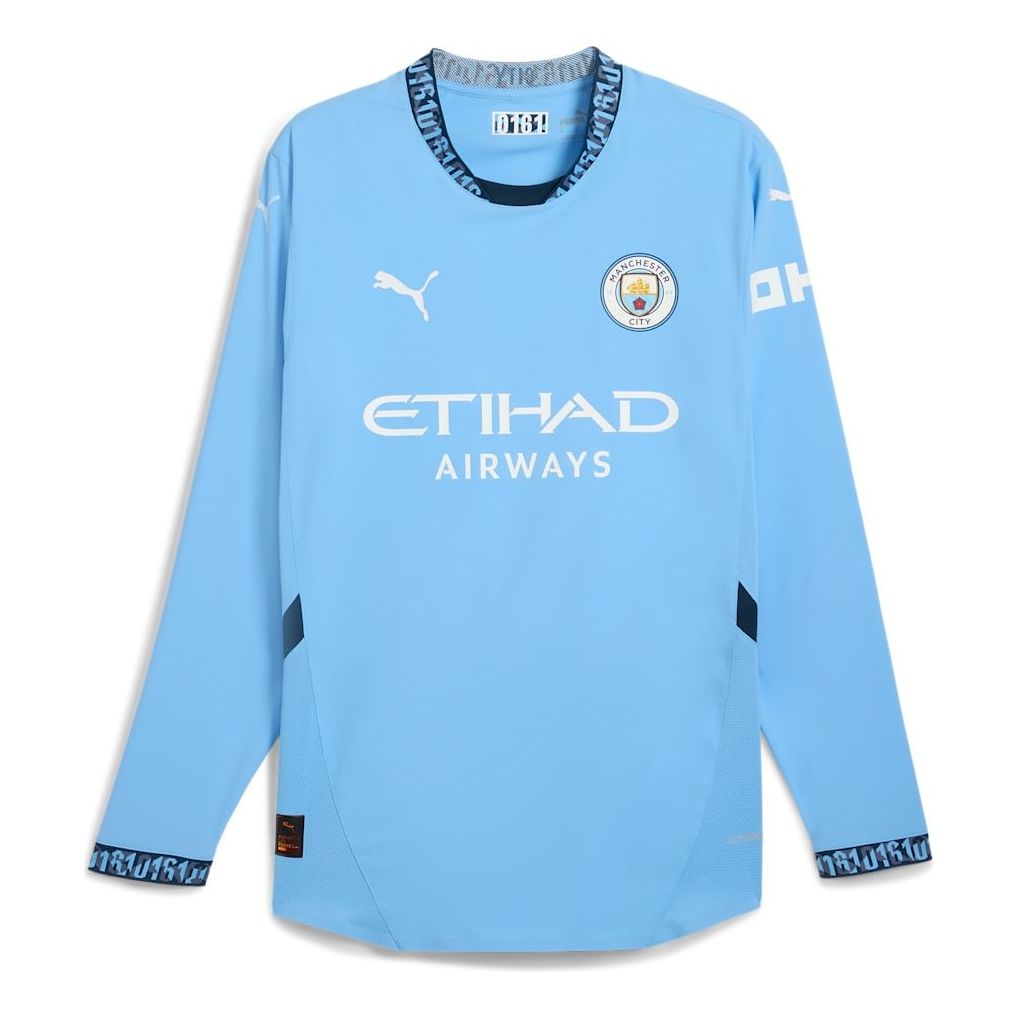 Фланелка Puma Manchester City 2024/25 Authentic Home Long Sleeve Jersey Синьо | 775183-01, 0