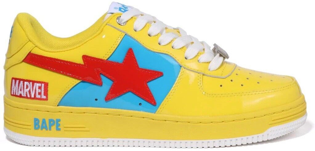 Кецове и обувки BAPE Marvel x Bapesta "Thor" Жълто | 1I73191905, 0