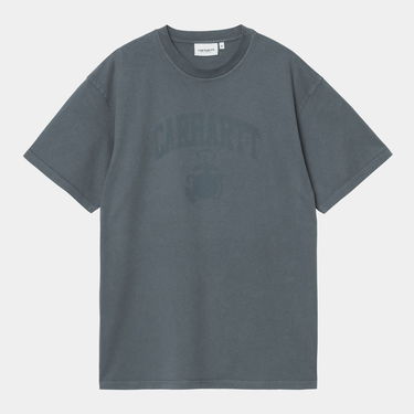 Тениска Carhartt WIP S/S Faded Pond Corps heavy stone wash T-Shirt Сиво | I036064_36, 0