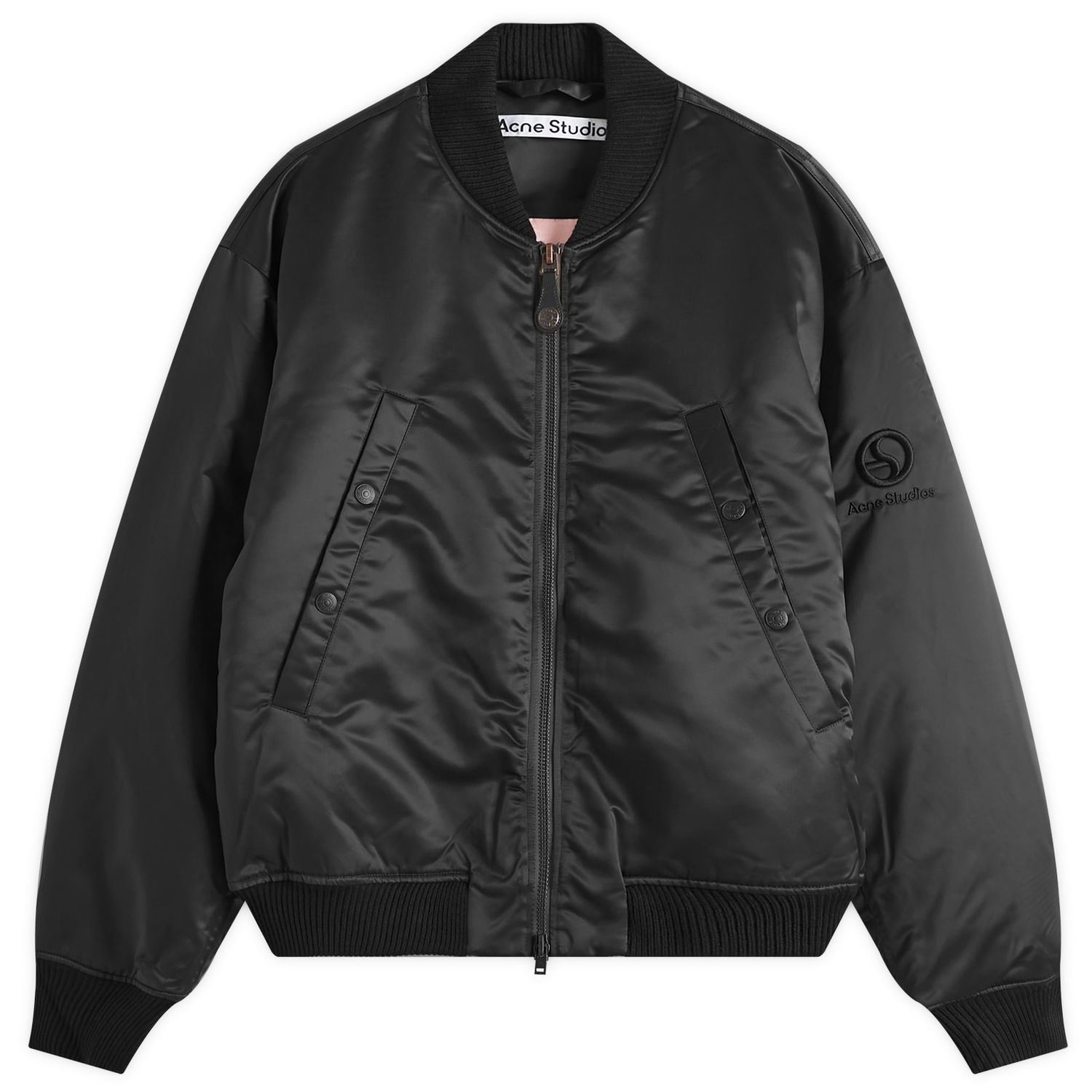 Яке бомбър Acne Studios Technical Duchesse Bomber Jacket Черно | B90819-900, 1
