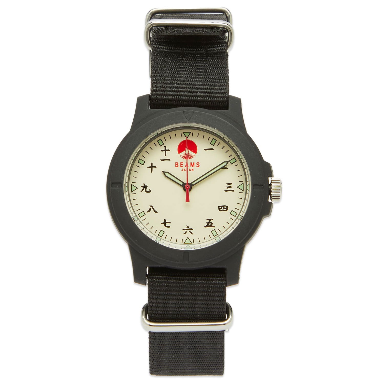 Часовник BEAMS Kanji Number Wrist Watch Черно | 5648-0012-784, 0