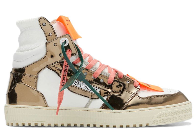 Кецове и обувки Off-White 3.0 Off Court High-Top White Gunmetal Кафяво | OMIA065S23LEA0040177