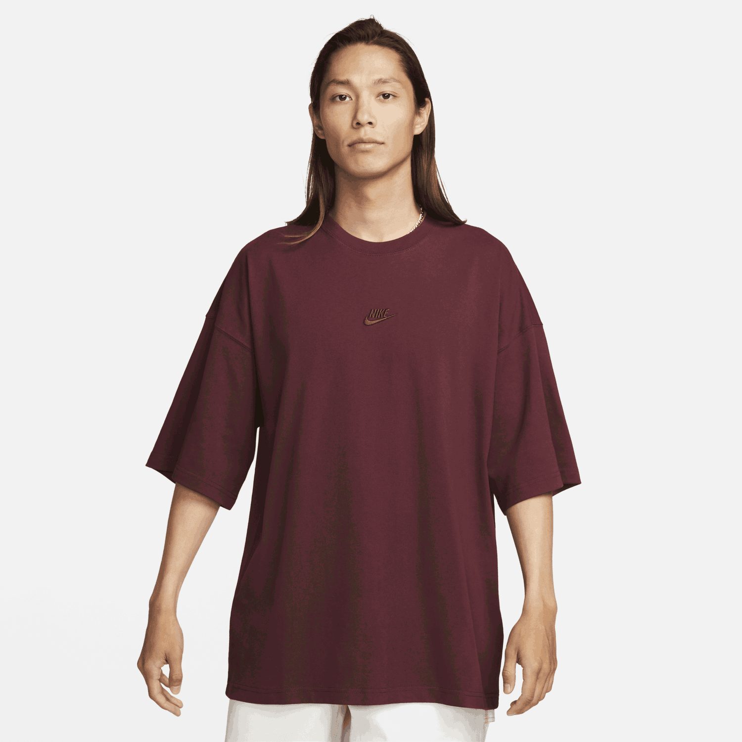 Тениска Nike Sportswear Premium Essentials Бургунди | FB9766-681, 0