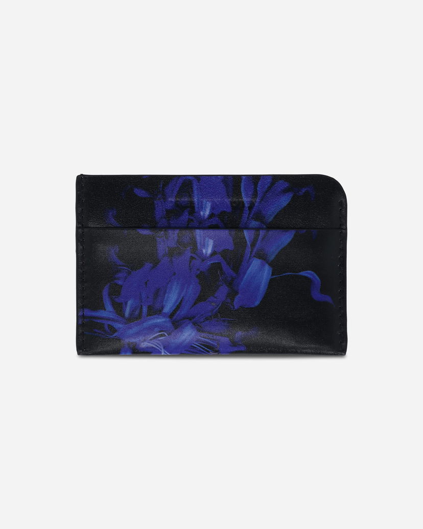 Портфейл Dries Van Noten Floral Print Leather Cardholder Черно | 252-022100-598 504