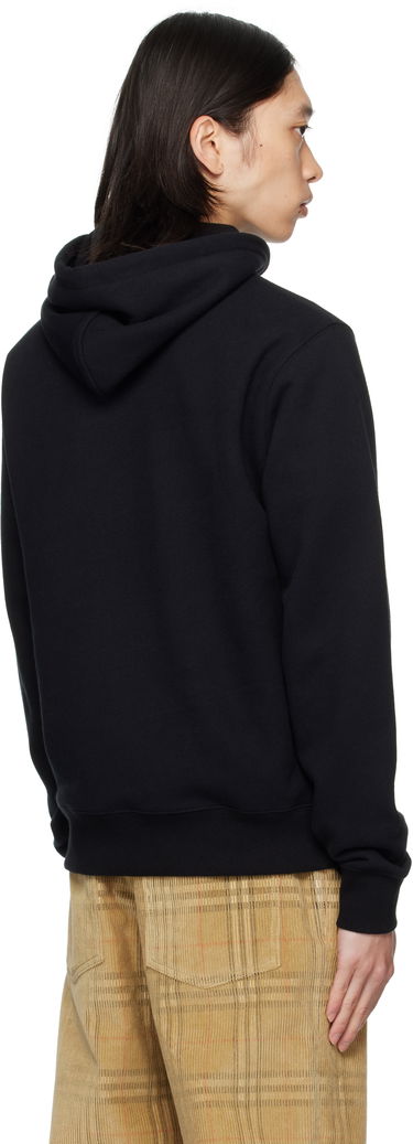 Суитчър Burberry Burberry Cotton Hoodie with Equestrian Knight Design Черно | 8116060, 2