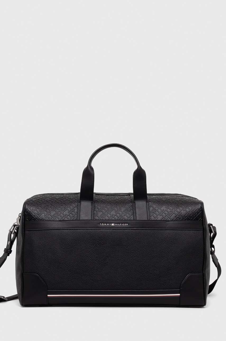 Чанта през рамо Tommy Hilfiger Central Duffel Bag Черно | AM0AM11311, 0