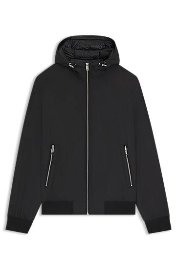 Water-repellent jacket with down filling