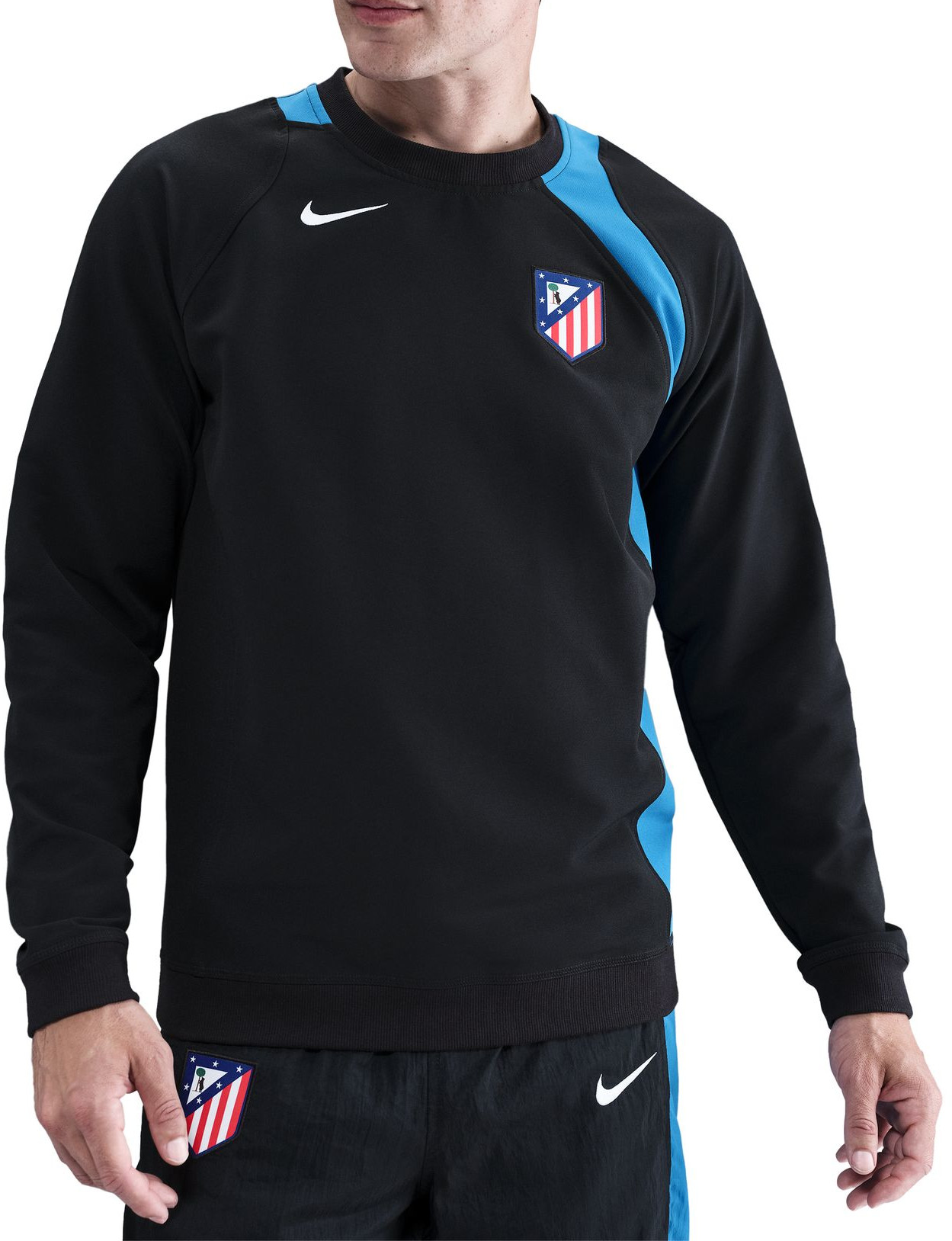 Суитчър Nike Atletico Madrid Soccer Crew-Neck Top Черно | hq9775-010, 0