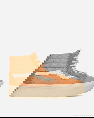 Кецове и обувки Vans Joe Freshgoods x Sk8-Hi Reissue Platform VLT LX "Caramel" Кафяво | VN0007PWCAM1, 1