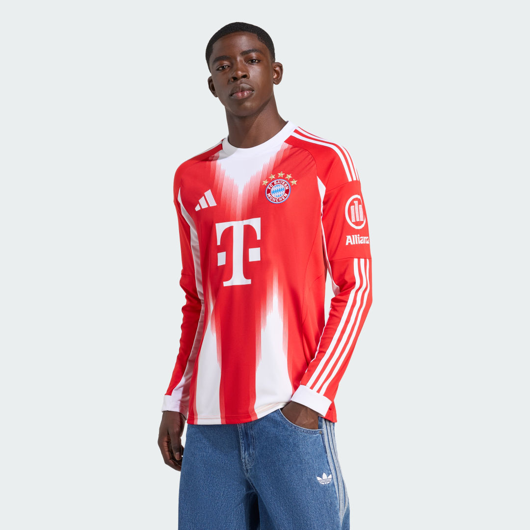 Фланелка adidas Performance FC Bayern 25/26 Long Sleeve Jersey Червено | JP3689, 0