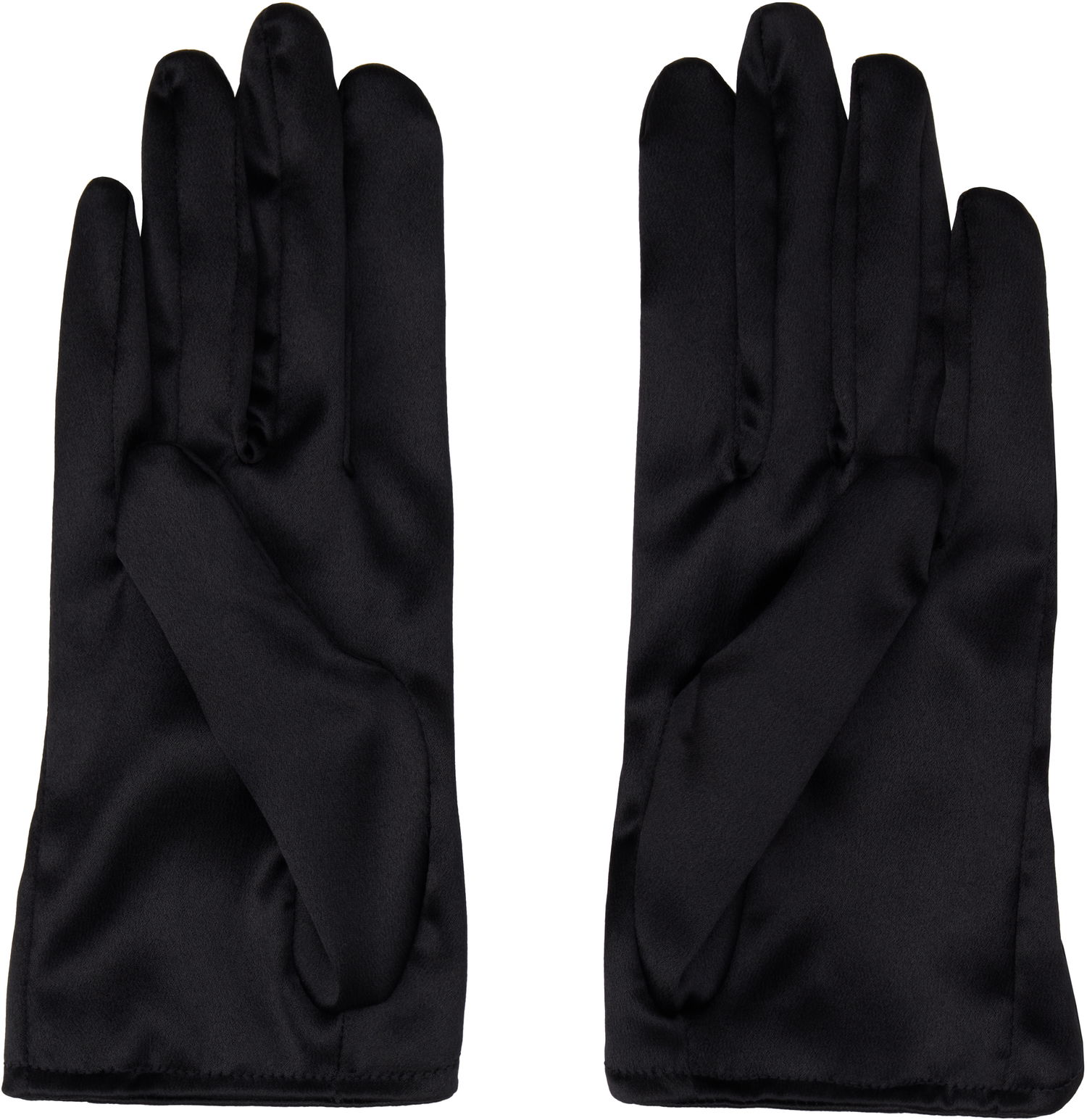 Ръкавици Dolce & Gabbana Short Silk Satin Gloves Черно | FG125A FURAG, 1