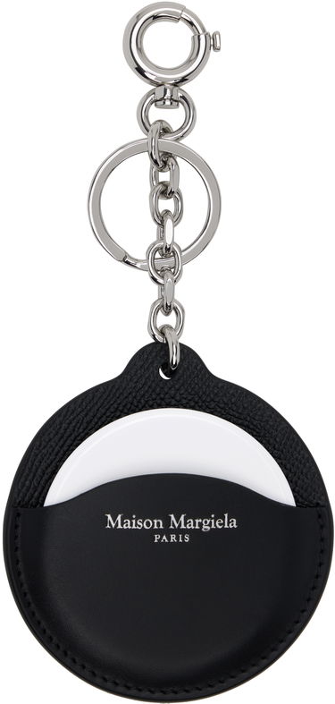 Ключодържатели Maison Margiela Maison Margiela Logo Leather Keychain Черно | SA2UA0011 P4745, 0