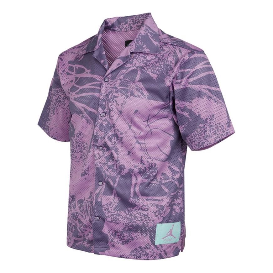 Риза Jordan Jordan Flight Knit Print Loose Basketball Shirt Лилаво | CZ4736-591, 0