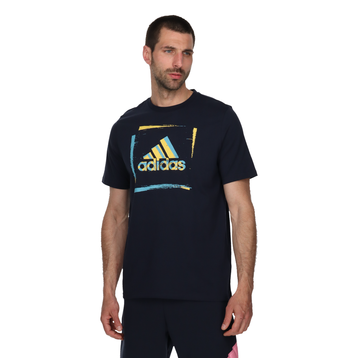 Тениска adidas Originals Men's 2TN Graphic Tee Тъмно синьо | HS2520, 0
