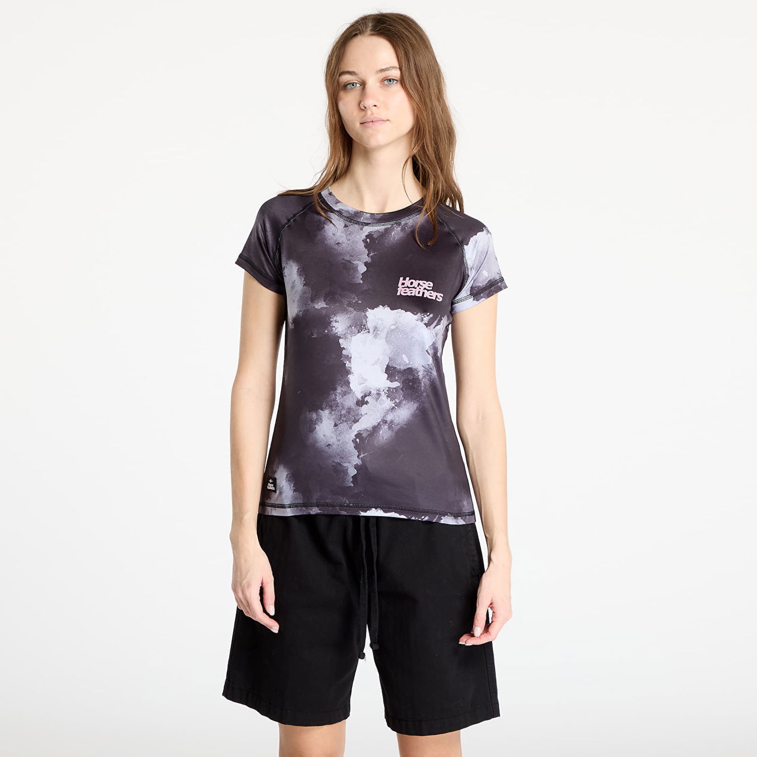 Тениска Horsefeathers Horsefeathers Deco Bike Jersey Черно | TW042C, 0