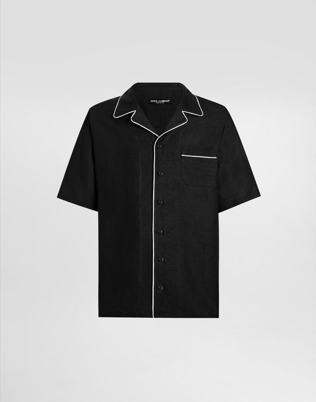 Dolce & Gabbana Linen Hawaiian Shirt
