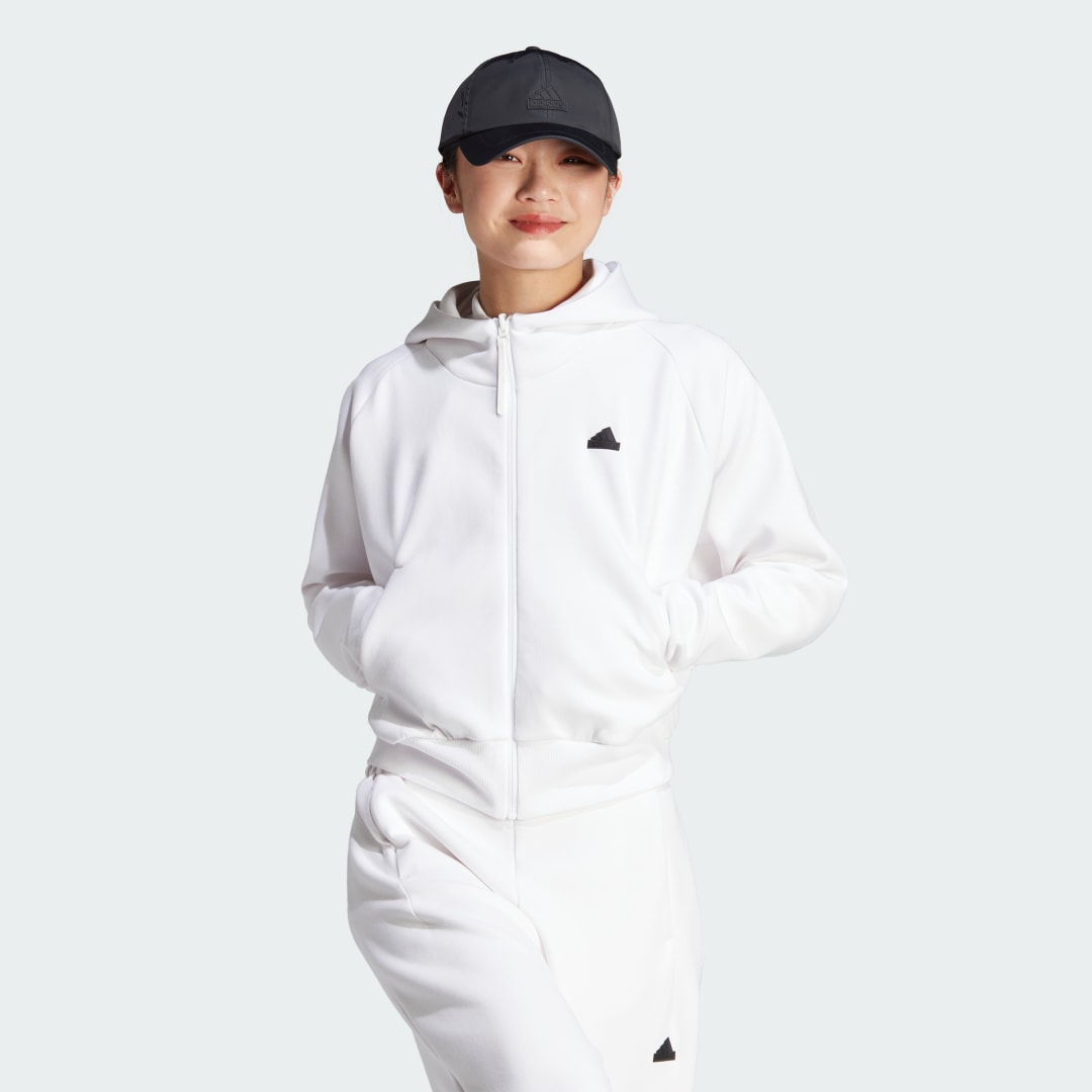 Суитчър adidas Originals adidas Z.N.E. Full-Zip Бяло | IN5133, 1