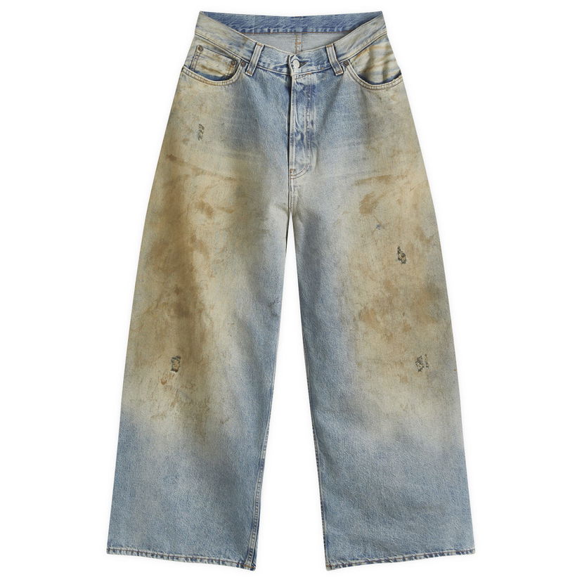 Дънки Acne Studios Penicillin Wash Wide Leg Jeans Синьо | B00381-863