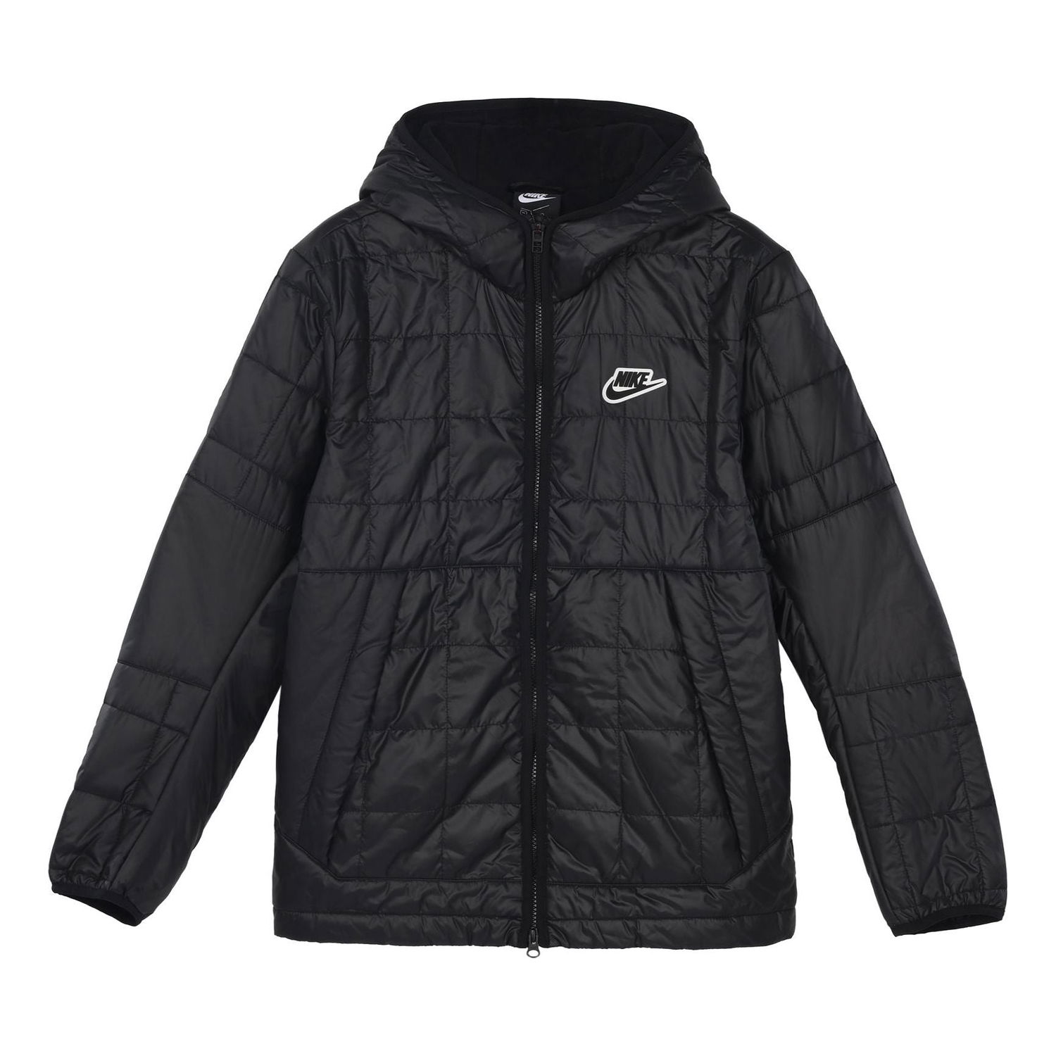 Пухо яке Nike Sportswear Synthetic-Fill Hooded Jacket Черно | CU4423-010, 0