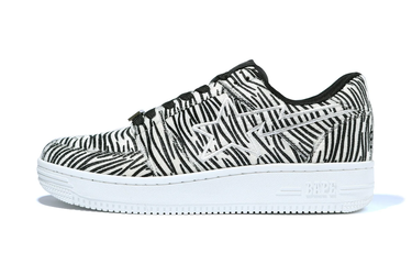 Кецове и обувки BAPE Bape Sta Low "Zebra" Черно | 1G30191005, 0