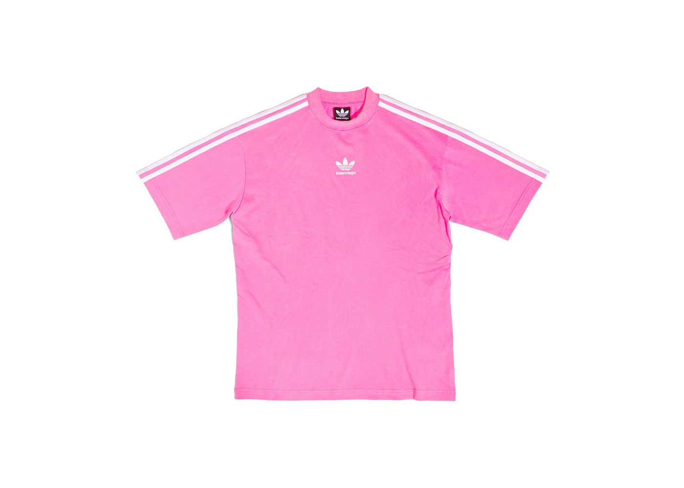 Тениска Balenciaga adidas x Medium Fit T-Shirt Розово | 723955TNVU45280, 0
