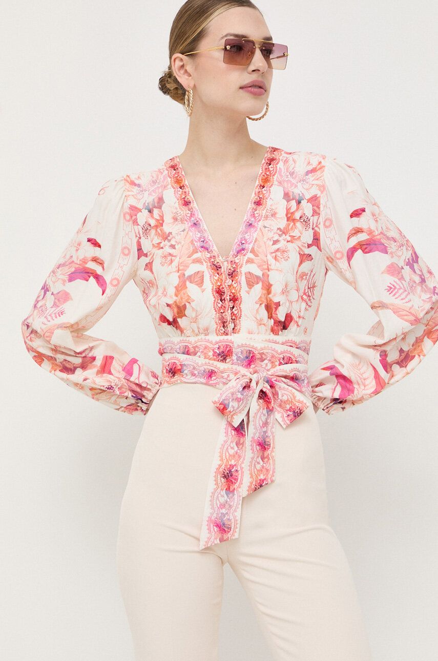 Риза GUESS Blouse Розово | W3GH62.WFCX0, 0