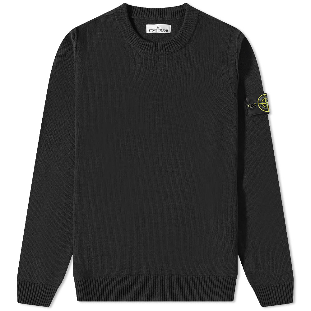 Пуловер Stone Island Lambswool Crewneck Черно | 7715508A3-V0029, 0