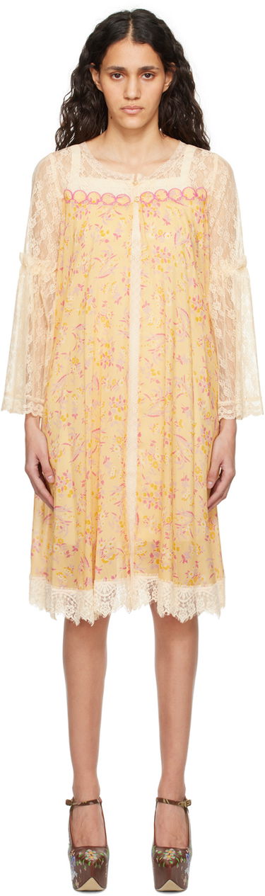 Pокля Anna Sui Lace Midi Dress Оранжево
 | 324C31, 0