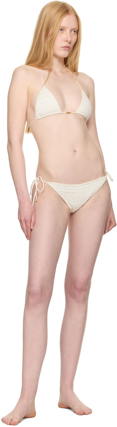 Бански AMIRI AMIRI Crochet Bikini Бяло | AWKNRA1001, 3