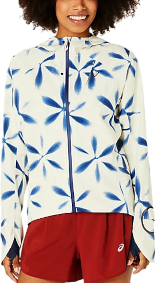Яке Asics METARUN SHIBORI WATERPROOF JACKET Бяло | 2012d095-200, 0