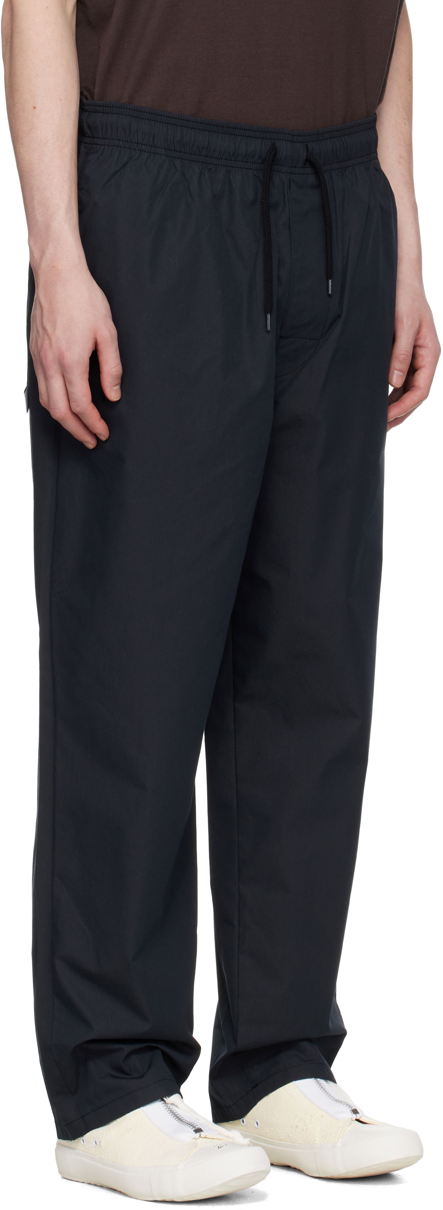 Спортни панталони WTAPS Drawstring Track Trousers Черно | 251CWDT-PTM02, 1