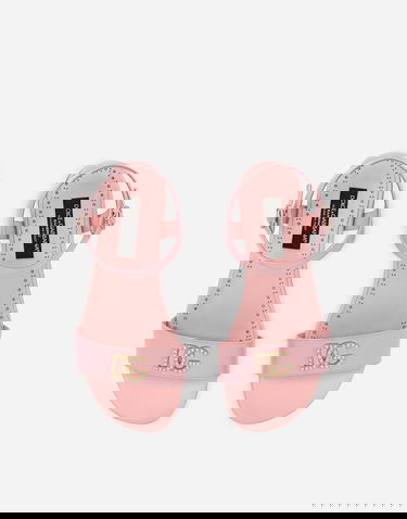 Кецове и обувки Dolce & Gabbana Dolce & Gabbana Patent Leather Sandals Розово | D11048A115380400, 3