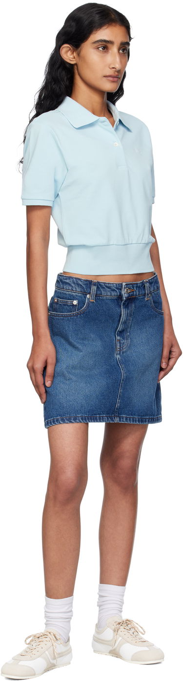 Пола A.P.C. A.P.C. Denim Miniskirt Синьо | COHJL-F06374, 3