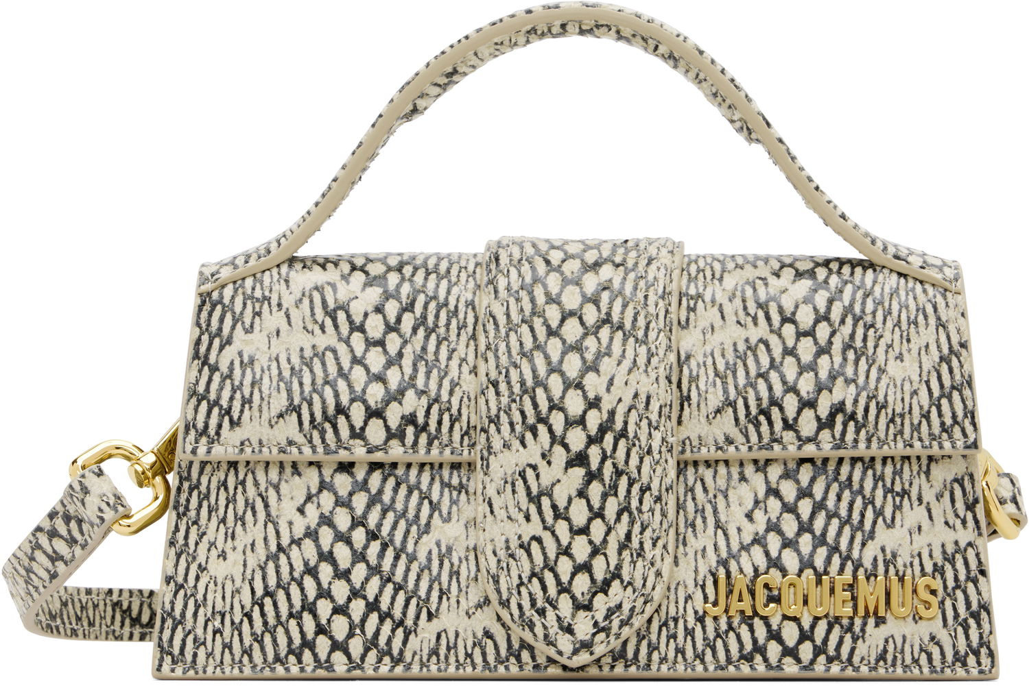 Дамска чанта Jacquemus Python-Embossed 'The Bambino' Top Handle Bag Многоцветен | 25HBAW00006AC05G04, 0