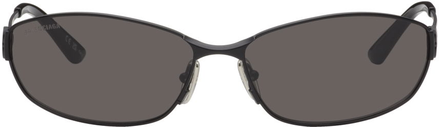 Слънчеви очила Balenciaga Mercury Oval Sunglasses Сиво | BB0336S-001, 0