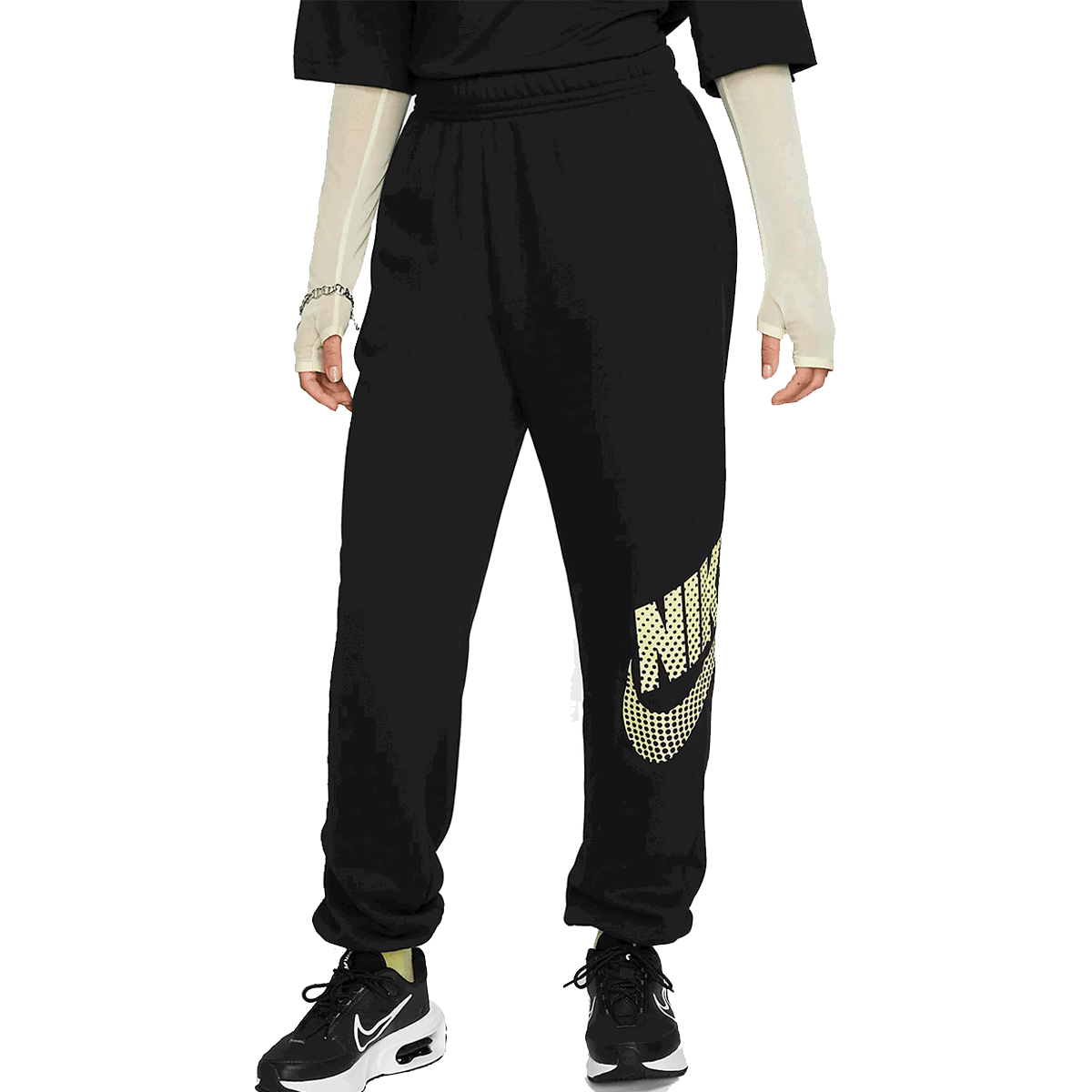Спортни панталони Nike NSW Fleece Oversized Pants Черно | DZ4603-010, 0