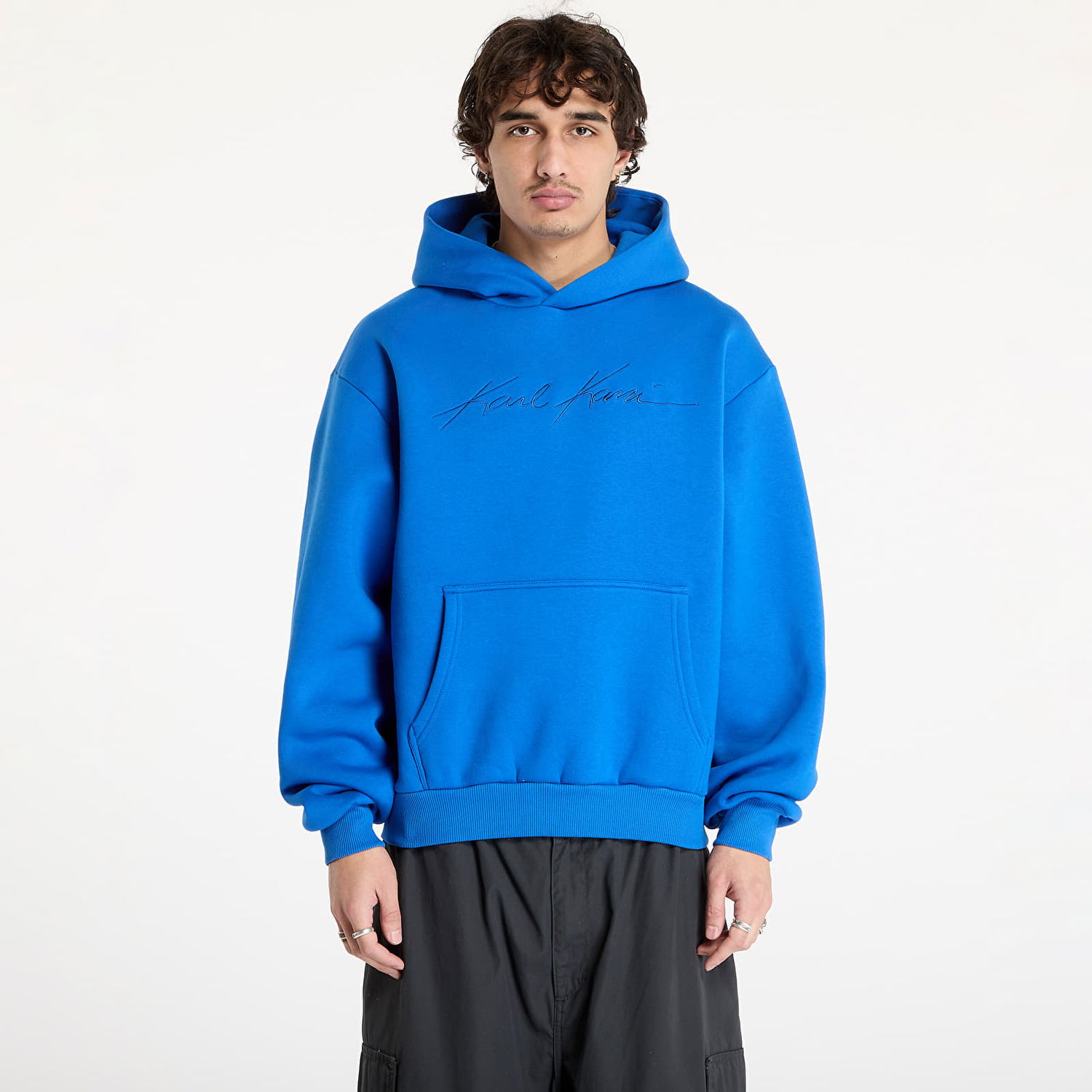 Суитчър Karl Kani Autograph Heavy OS Hoodie Синьо | 60210193, 0