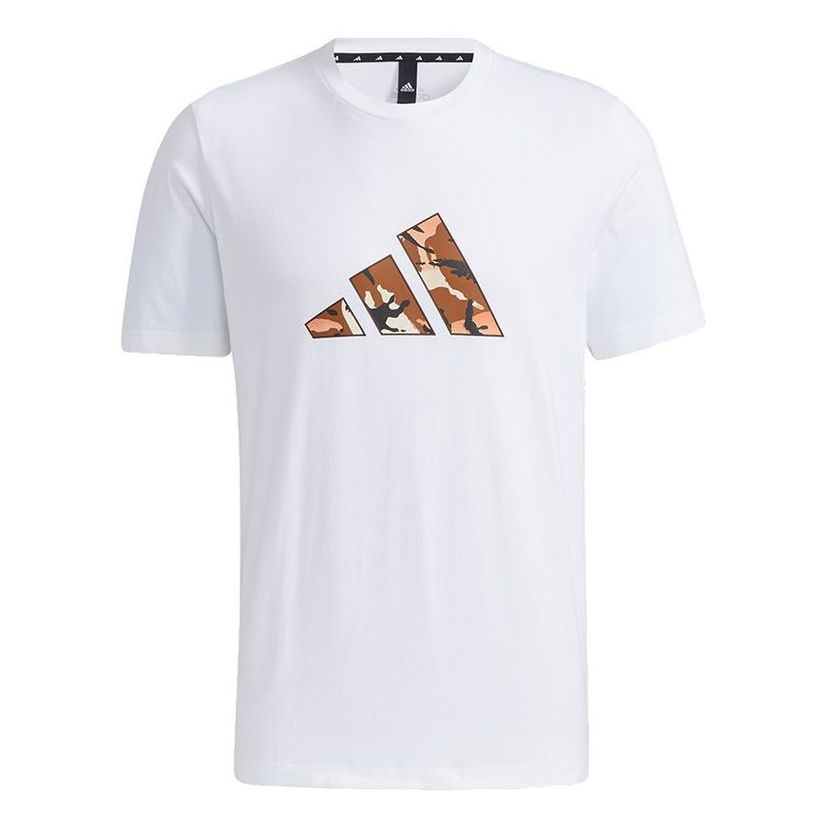 Тениска adidas Originals Camouflage Print Logo Graphic T-Shirt Бяло | GP0852