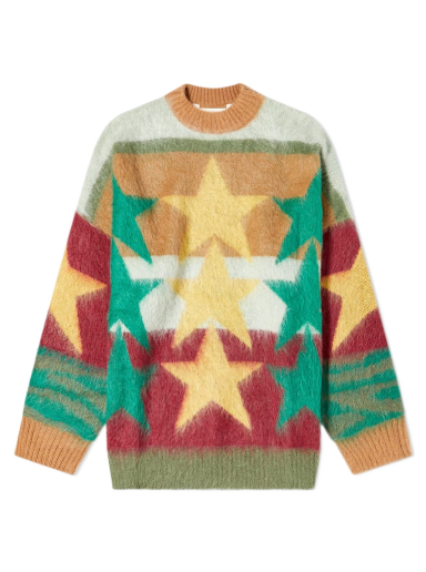 Пуловер Palm Angels Stars Knitted Jumper Многоцветен | PWHE033F22KNI0016118