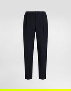Dolce & Gabbana Wool Blend Pleated Trousers