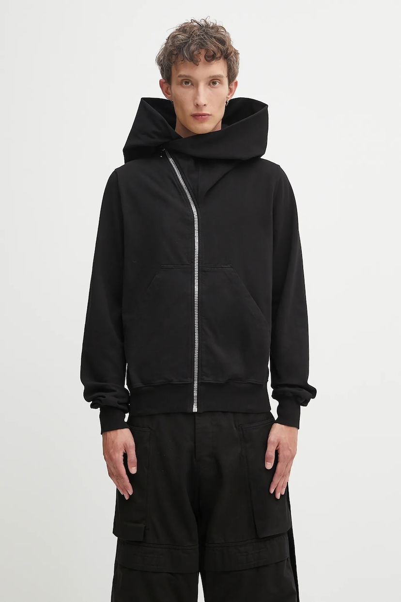 Суитчър Rick Owens Rick Owens DRKSHDW Mountain Hoodie Черно | DU02E7286.RIG