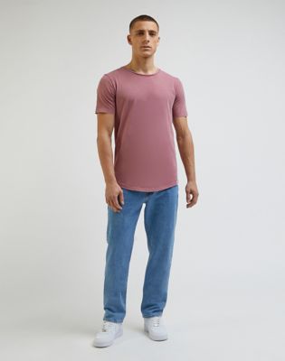 Тениска Lee Shaped Tee "Dark Mauve" Розово | 112341703:XXL, 0