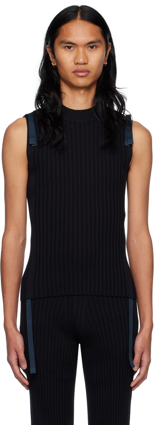 Потник Dion Lee Gathered Utility Tank Top Черно | C7140R23, 0