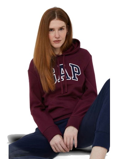 Суитчър GAP Logo Hoodie Бургунди | 463506.02RUBYWINE