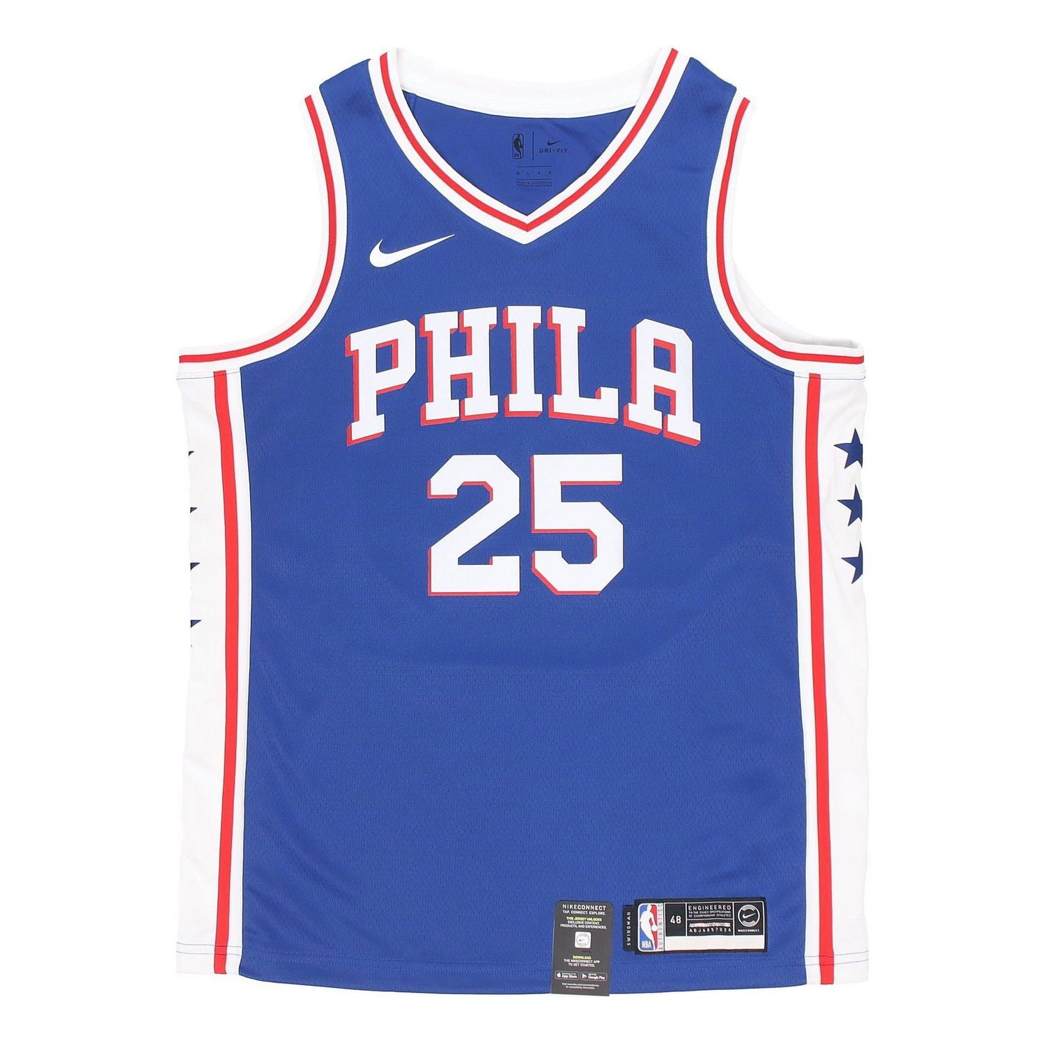 Фланелка Nike NBA Icon Edition Swingman Jersey Philadelphia 76ers Simmons Синьо | 864501-496, 0
