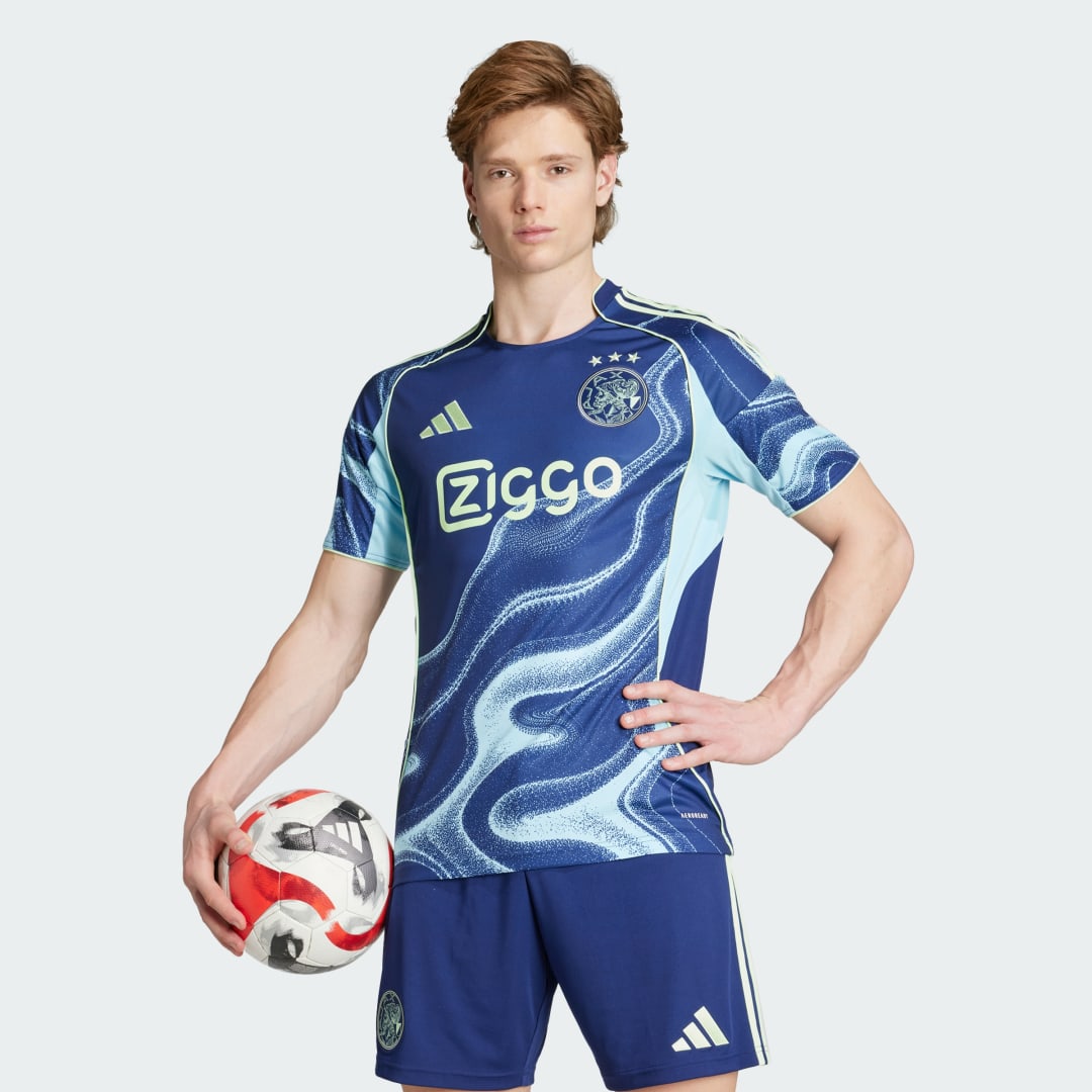 Фланелка adidas Performance Ajax Amsterdam 25/26 Away Jersey Синьо | JP1447, 0