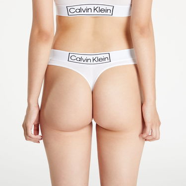 гащички CALVIN KLEIN Thong Reimagined Heritage Бяло | QF6774E 100, 4