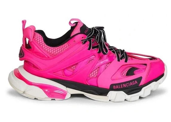 Кецове и обувки Balenciaga Track Pink White (Women's) Розово | 542436-W3AD7-5519, 0