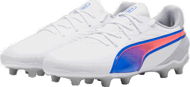 Кецове и обувки Puma Puma KING MATCH FG/AG Jr Бяло | 108048-02, 6