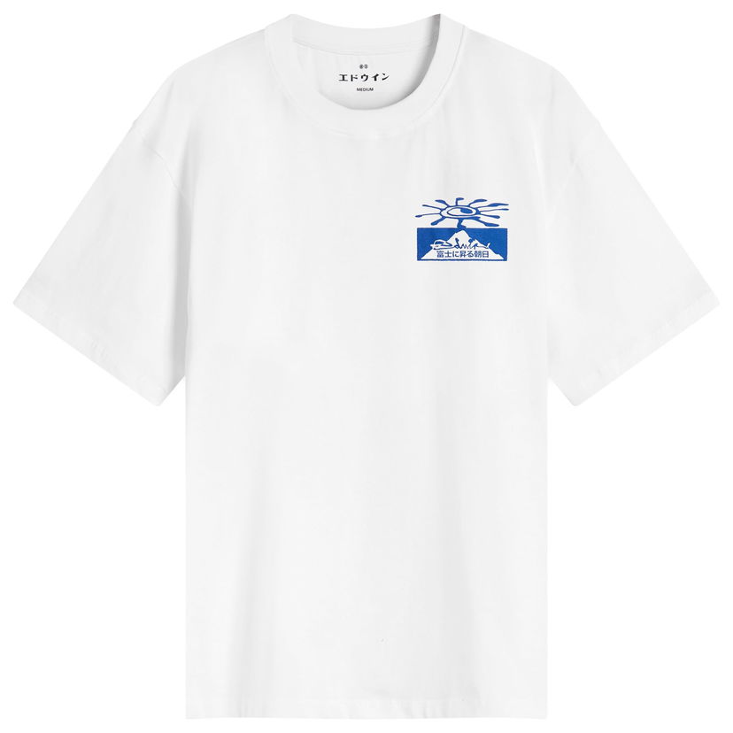 Тениска EDWIN Mount Fuji Dusk Graphic Tee Бяло | I036400-0267